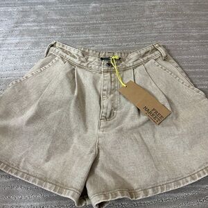 NWT Free Market Beige Women's Denim Shorts